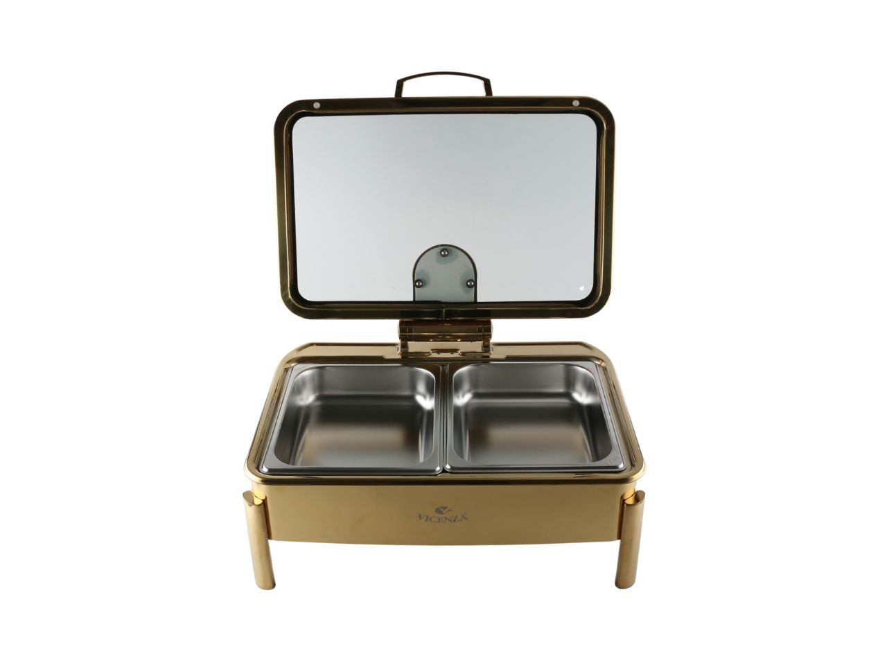 REY Hidraulic Chafing Dish 9L Gold VCF021-G
